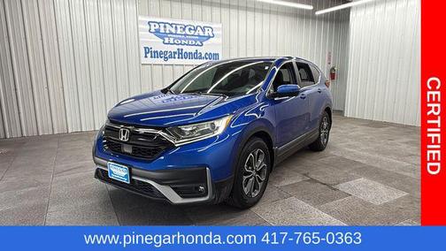 Aegean Blue Metallic 2021 Honda CR-V 2WD EX
