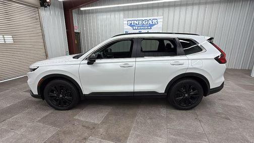 Platinum White Pearl 2024 Honda CR-V Hybrid Sport Touring AWD