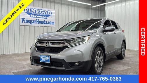 Lunar Silver Metallic 2017 Honda CR-V EX-L