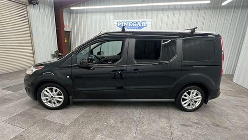 SHADOW BLACK 2017 Ford Transit Connect Titanium w/Rear Liftgate