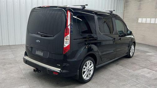 SHADOW BLACK 2017 Ford Transit Connect Titanium w/Rear Liftgate