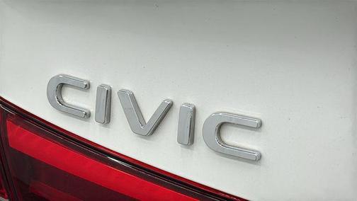 Platinum White Pearl 2024 Honda Civic Sport