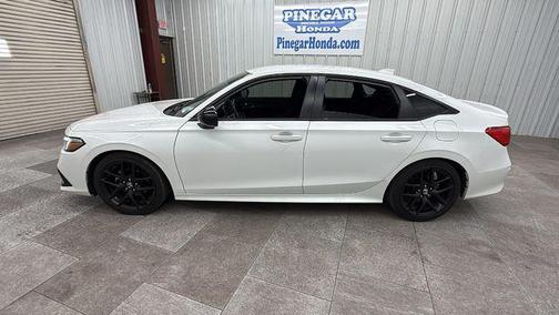 Platinum White Pearl 2024 Honda Civic Sport