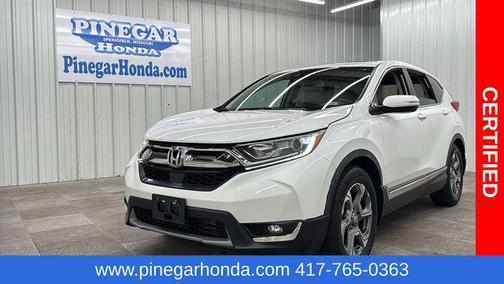 Platinum White Pearl 2019 Honda CR-V EX-L
