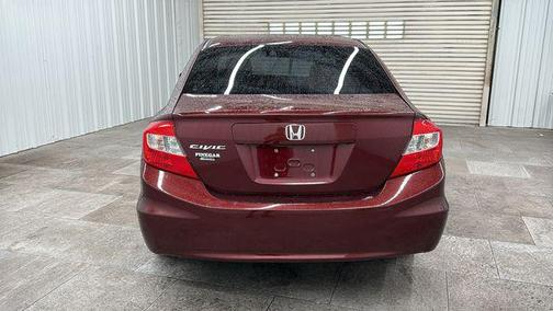Maroon 2012 Honda Civic LX