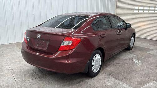 Maroon 2012 Honda Civic LX