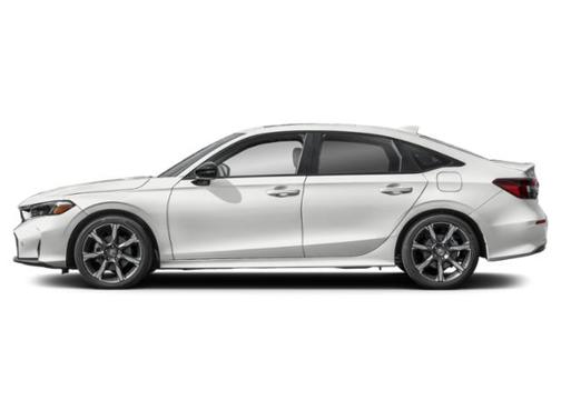 Platinum White Pearl 2026 Honda Civic Hybrid Sport Touring