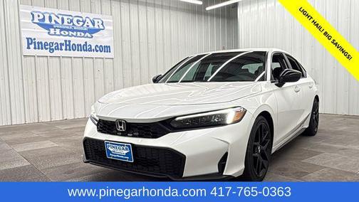 Platinum White Pearl 2026 Honda Civic Sport