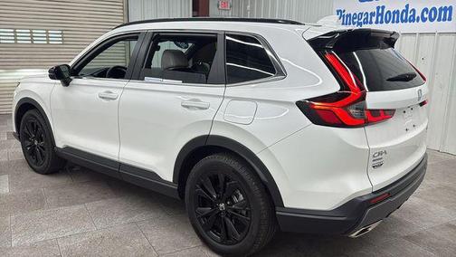 Platinum White Pearl 2025 Honda CR-V Hybrid Sport Touring AWD