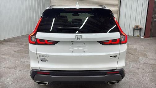 Platinum White Pearl 2025 Honda CR-V Hybrid Sport Touring AWD