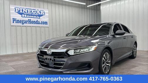 Modern Steel Metallic 2021 Honda Accord Hybrid Base