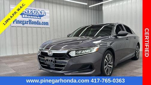 Modern Steel Metallic 2021 Honda Accord Hybrid Base