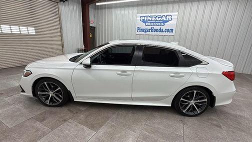 Platinum White Pearl 2024 Honda Civic Touring