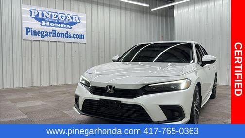 Platinum White Pearl 2024 Honda Civic Touring