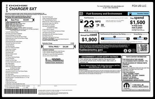2023 Dodge Charger SXT