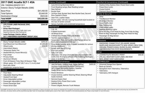 2017 GMC Acadia SLT-1