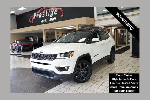 White Clearcoat 2019 Jeep Compass High Altitude