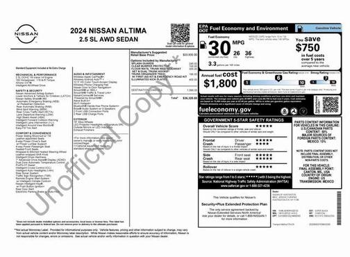 2024 Nissan Altima 2.5 SL