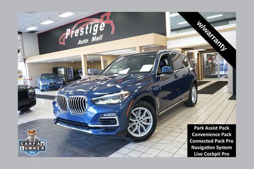 Phytonic Blue Metallic 2021 BMW X5 xDrive40i