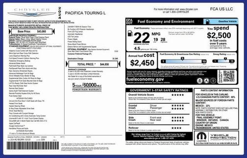 2024 Chrysler Pacifica Touring L