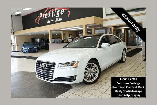 Glacier White Metallic 2015 Audi A8 L 3.0 TDI