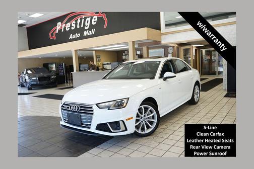 Ibis White 2019 Audi A4 2.0T Premium