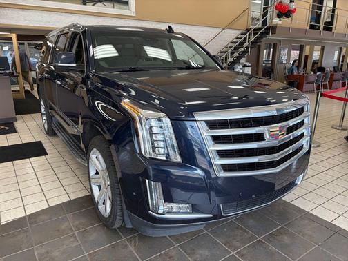Dark Adriatic Blue Metallic 2017 Cadillac Escalade ESV Luxury