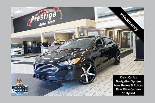 Agate Black Metallic 2020 Ford Fusion Hybrid SE