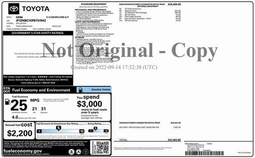 2023 Toyota GR86 Base