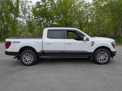 STAR WHITE METALLIC TRICOAT 2024 Ford F-150 KING RANCH