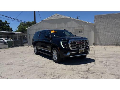 Onyx Black 2025 GMC Yukon XL Denali