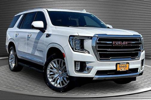 White Frost Tricoat 2023 GMC Yukon SLT