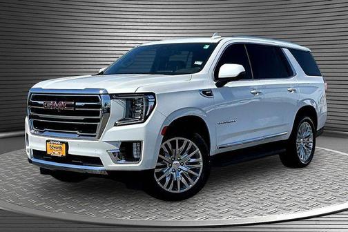 White Frost Tricoat 2023 GMC Yukon SLT