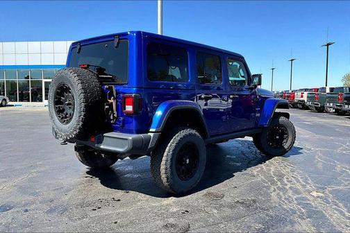 Ocean Blue Metallic Clearcoat 2020 Jeep Wrangler Unlimited Sahara