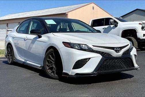 Midnight Black Metallic 2024 Toyota Camry TRD V6