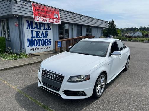 White 2012 Audi S4 3.0 Premium Plus