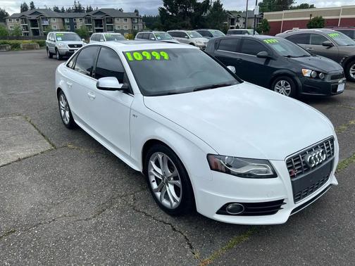 White 2012 Audi S4 3.0 Premium Plus