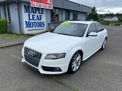 White 2012 Audi S4 3.0 Premium Plus