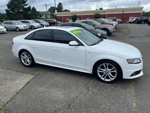 White 2012 Audi S4 3.0 Premium Plus