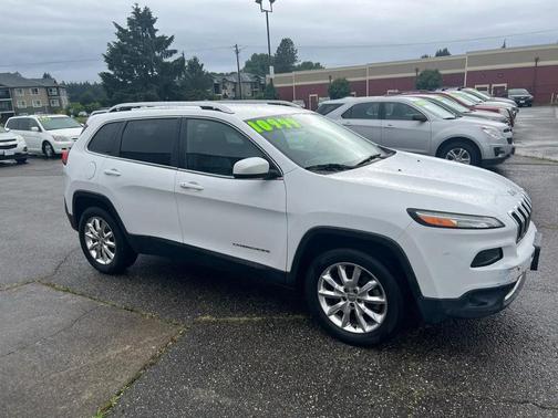 White 2014 Jeep Cherokee Limited