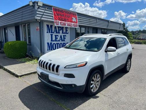 White 2014 Jeep Cherokee Limited