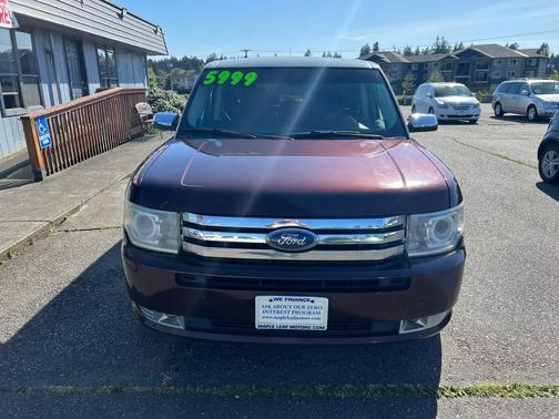Burgundy 2009 Ford Flex Limited