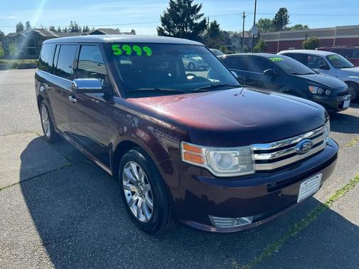 Burgundy 2009 Ford Flex Limited