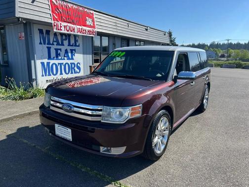 Burgundy 2009 Ford Flex Limited