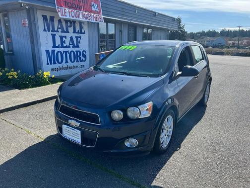 Blue 2015 Chevrolet Sonic LT