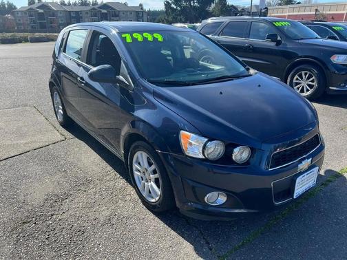 Blue 2015 Chevrolet Sonic LT