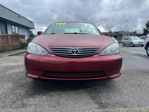 Burgundy 2005 Toyota Camry LE V6