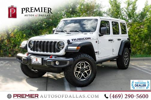 Bright White Clearcoat 2025 Jeep Wrangler Rubicon