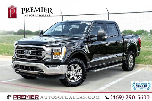 Agate Black Metallic 2021 Ford F-150 XLT