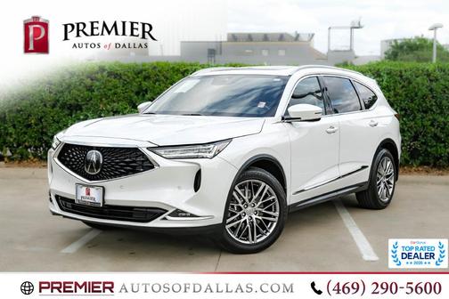 Platinum White Pearl 2024 Acura MDX Advance